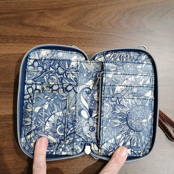 Sakroots Blue and Brown Clutch Wristlet - Picture 6 of 6